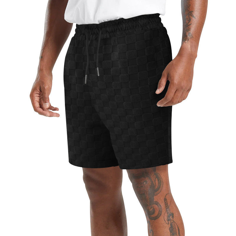Loose-Fit Checkerboard Plaid Shorts for Casual Active Days
