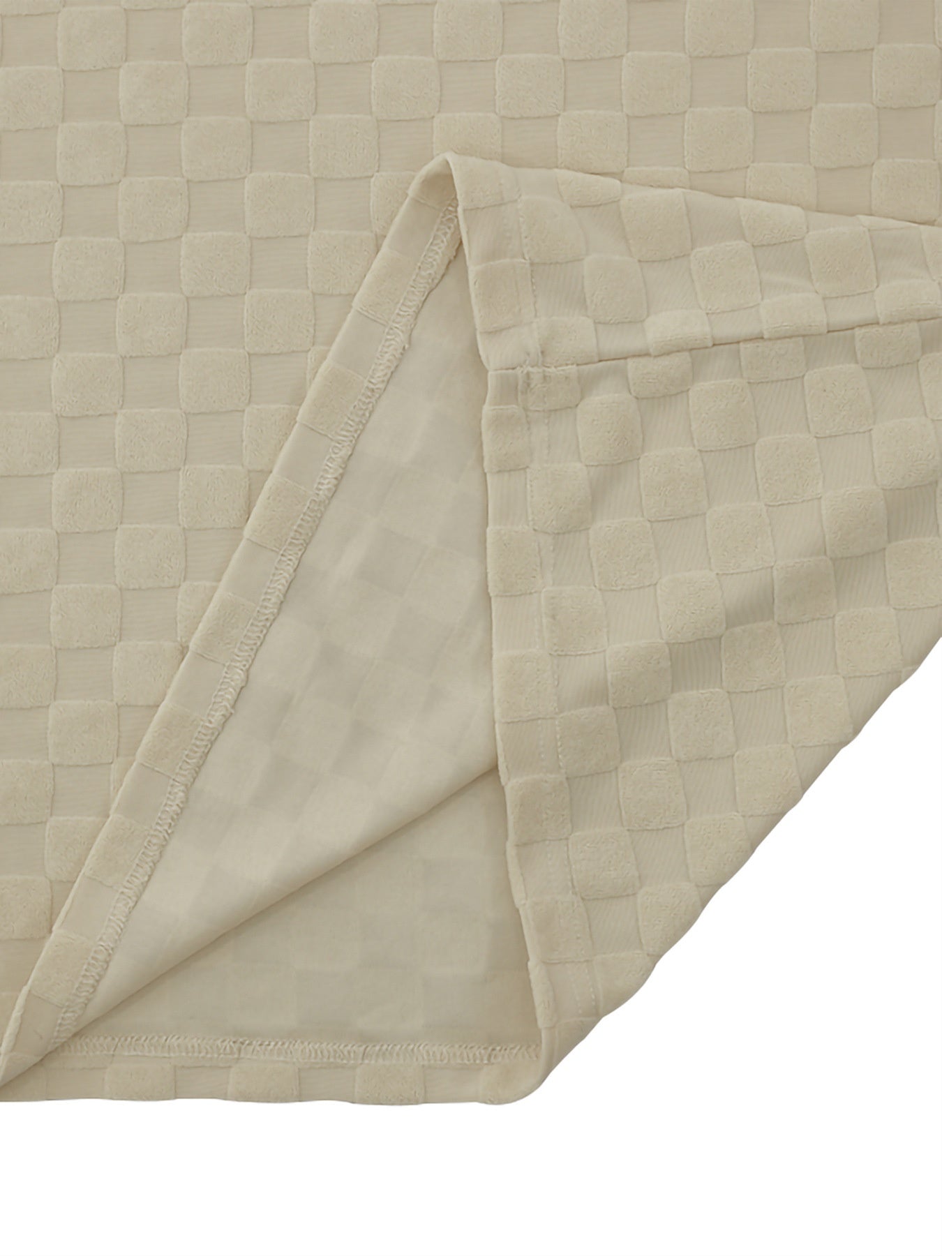 Pantalones cortos a cuadros de ajuste suelto para días informales activos