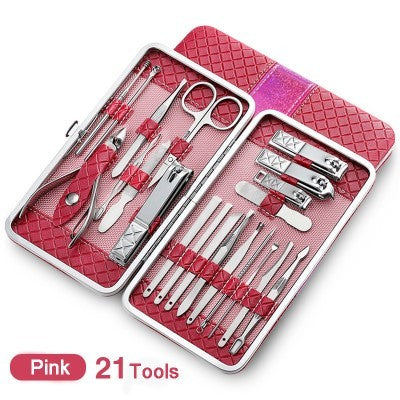 All In One Nail Manicure Kit with Included Case