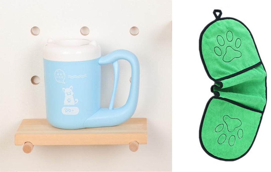 Silicone Pet Paw Washer Cup For Quick Cleaning