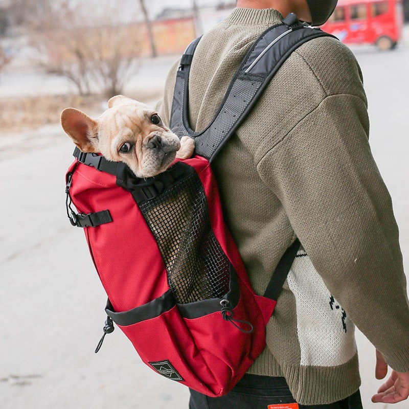 Double Shoulder Pet Carrier Backpack For Comfortable Travel