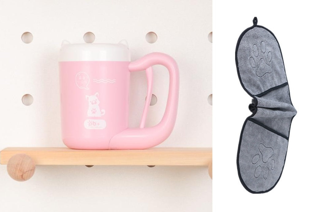 Silicone Pet Paw Washer Cup For Quick Cleaning