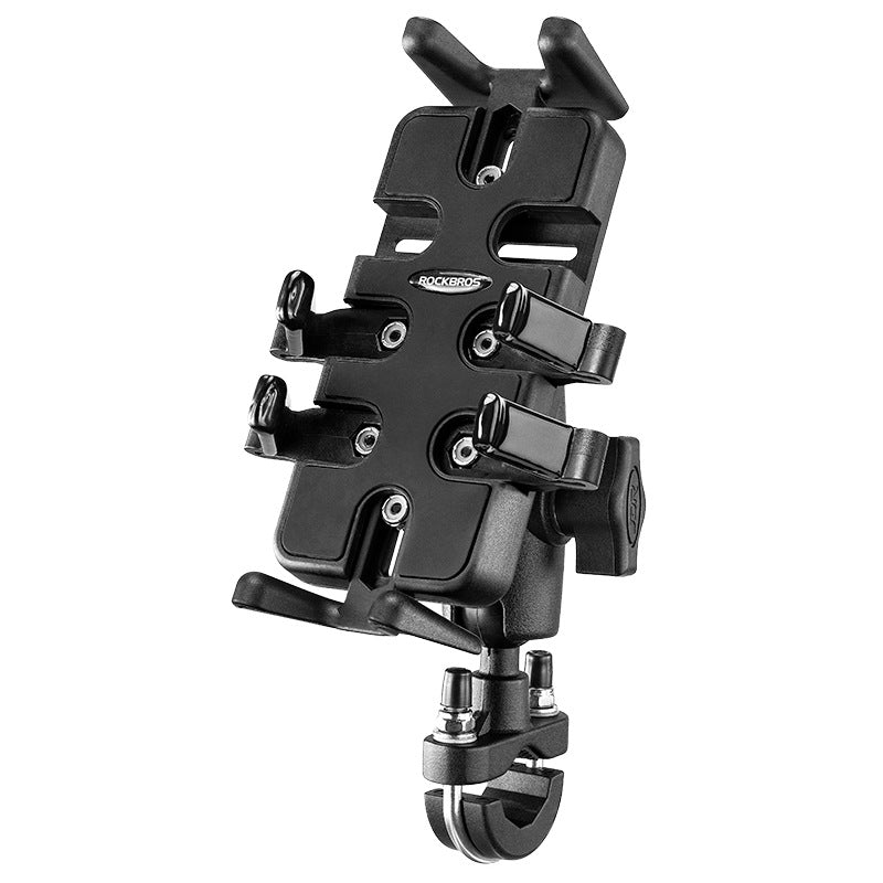 Universal Motorcycle And Bicycle Phone Navigation Mount With Secure Grip