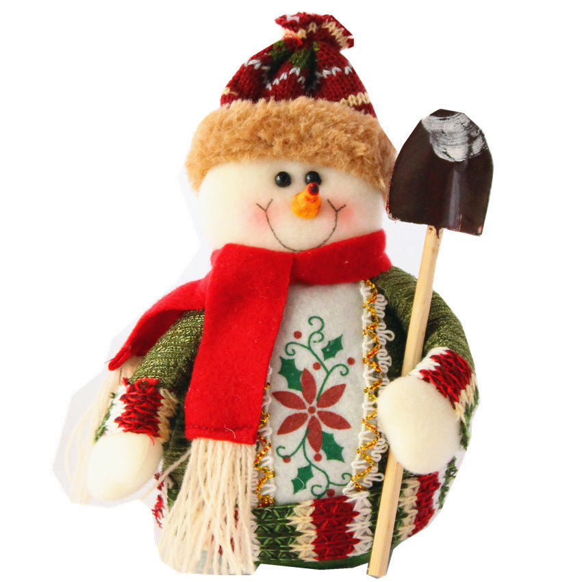 Leuke rustieke Santa Claus, rendier en Snowman Christmas Decorations