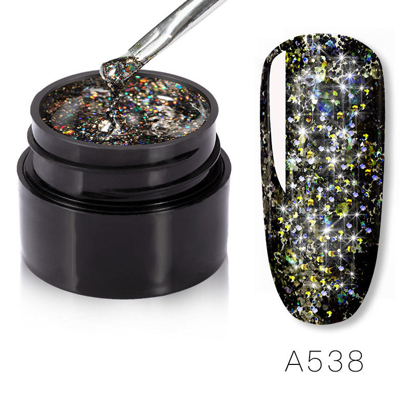 Glittery schittert nagellak in meerdere kleurencombinaties