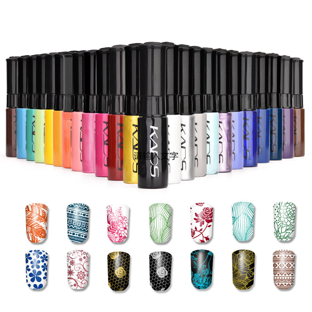 Kleurprint nail art buizen voor thuis manicures