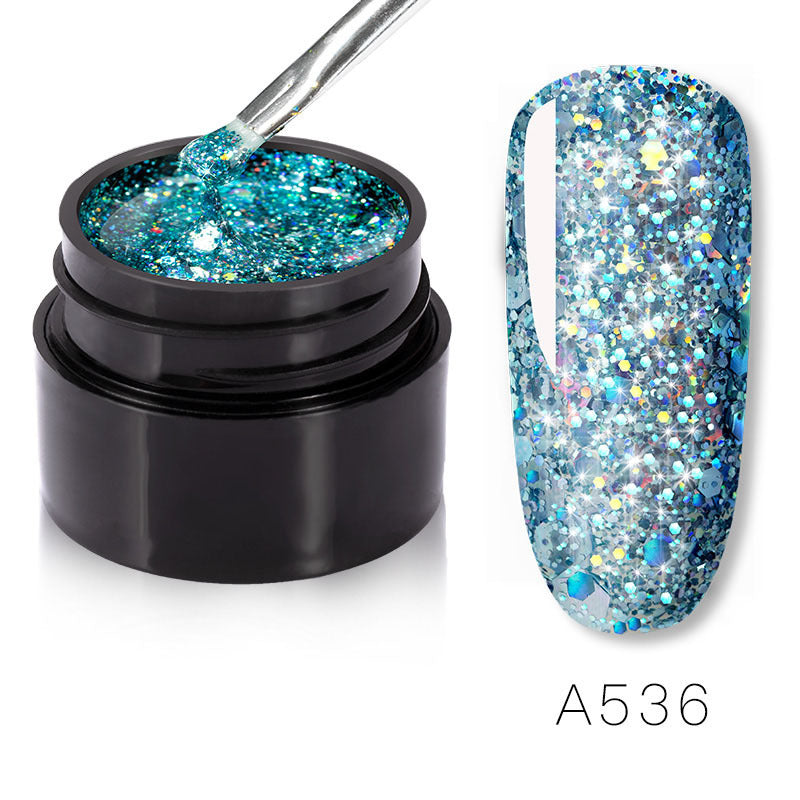 Glittery schittert nagellak in meerdere kleurencombinaties