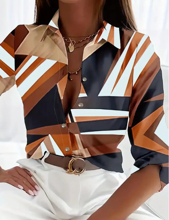 3D Printed Women's Long Sleeve Shirt