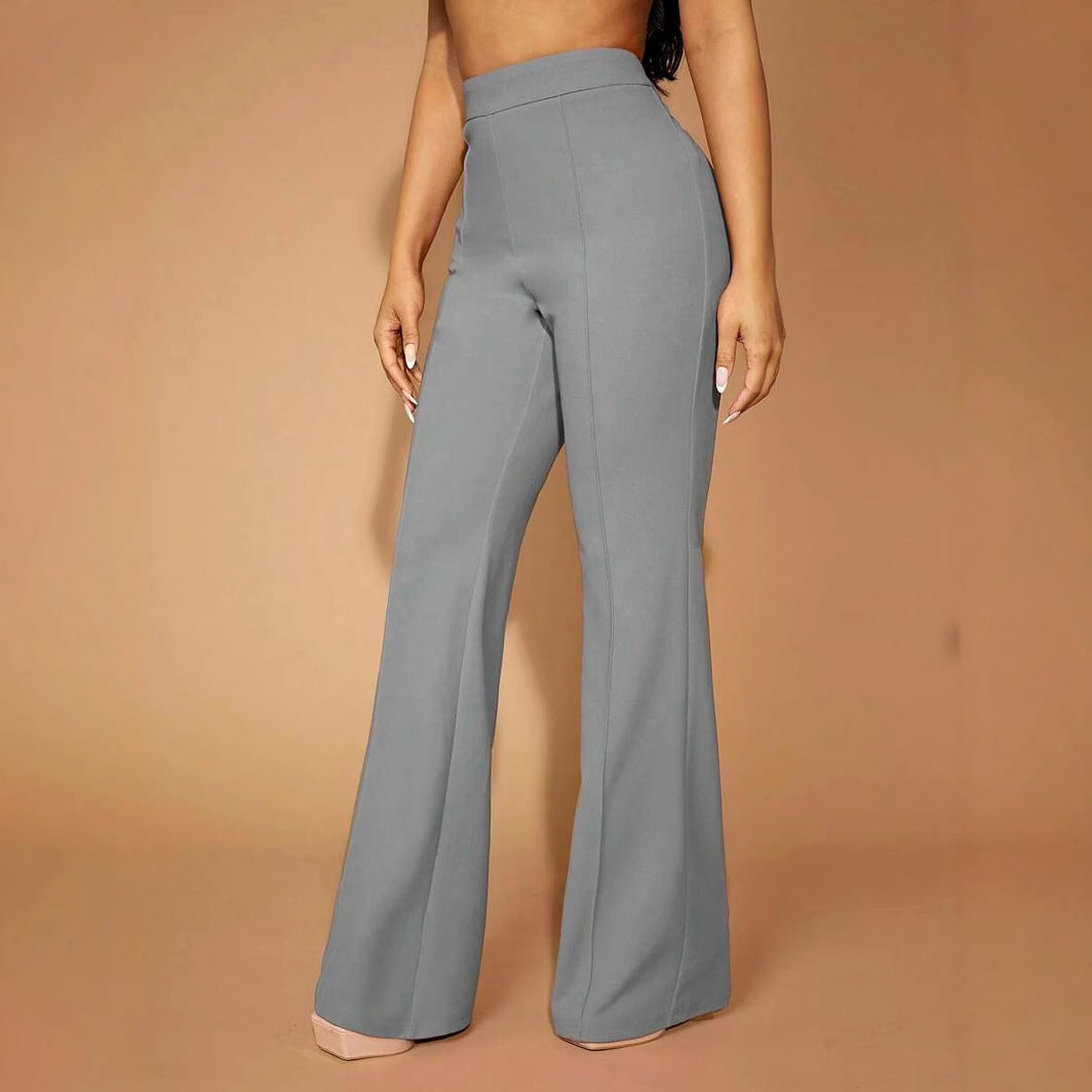 High Waist All-matching Fashion Business Commute Fall Women's Clothing Casual Business Pants Trousers