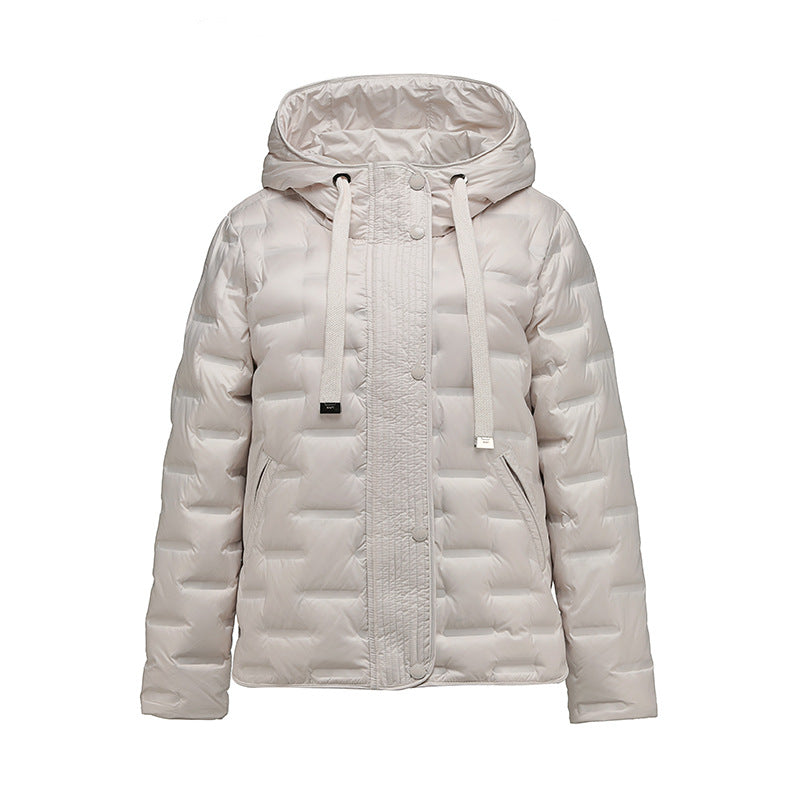 Women's Luxury Thickened White Duck Down Winter Jacket