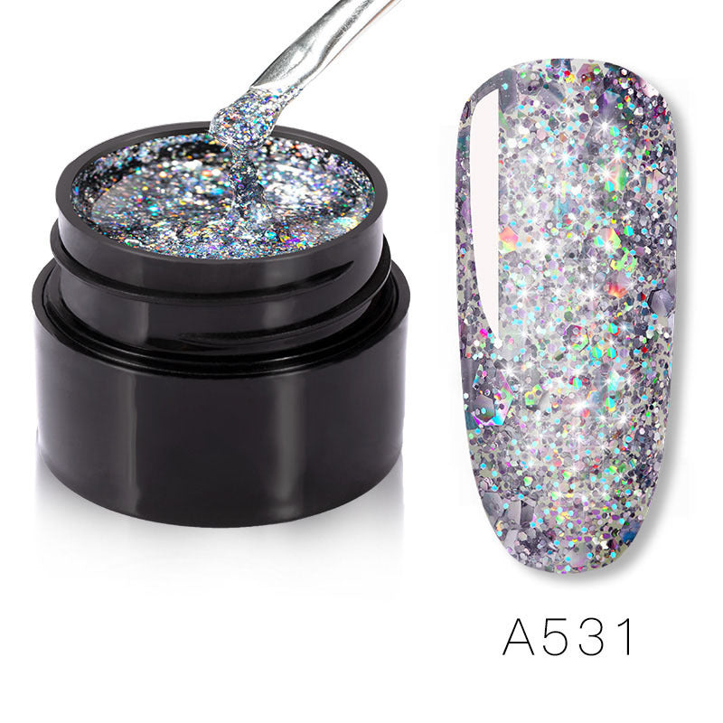 Glittery schittert nagellak in meerdere kleurencombinaties