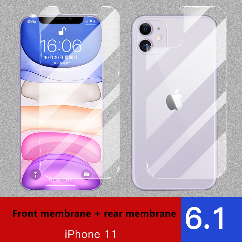 Rear And Front Tempered Glass Protection Set For Smartphones