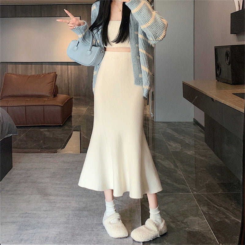 Jupe en ligne A-Longueur pour style féminin gracieux