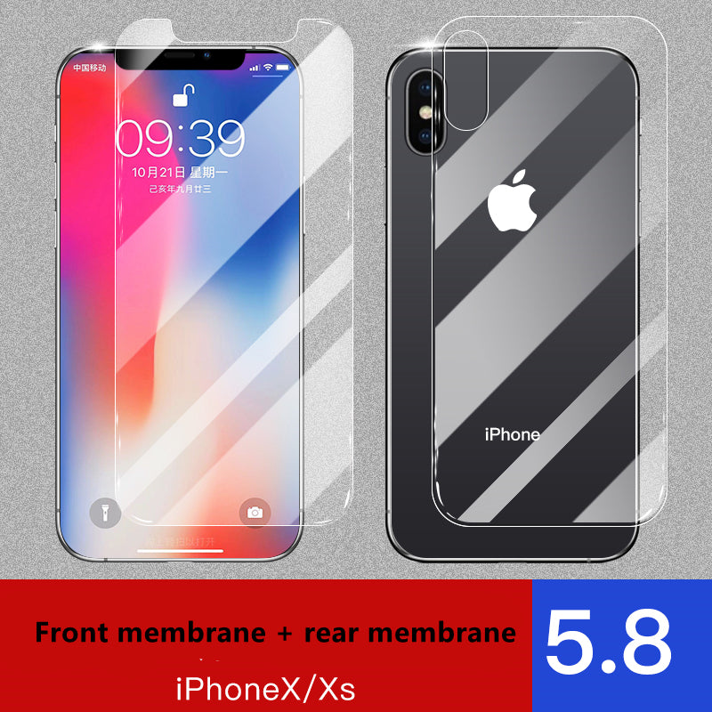 Rear And Front Tempered Glass Protection Set For Smartphones
