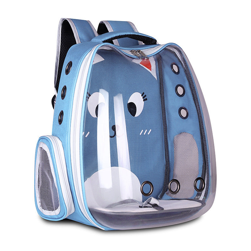 Breathable Pet Space Backpack For Cats And Small Dogs
