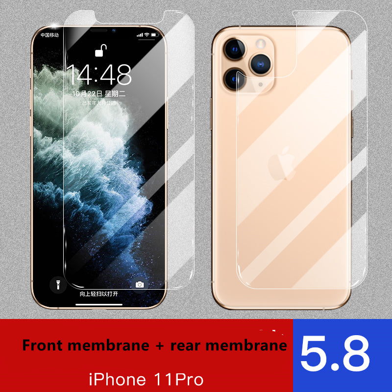 Rear And Front Tempered Glass Protection Set For Smartphones