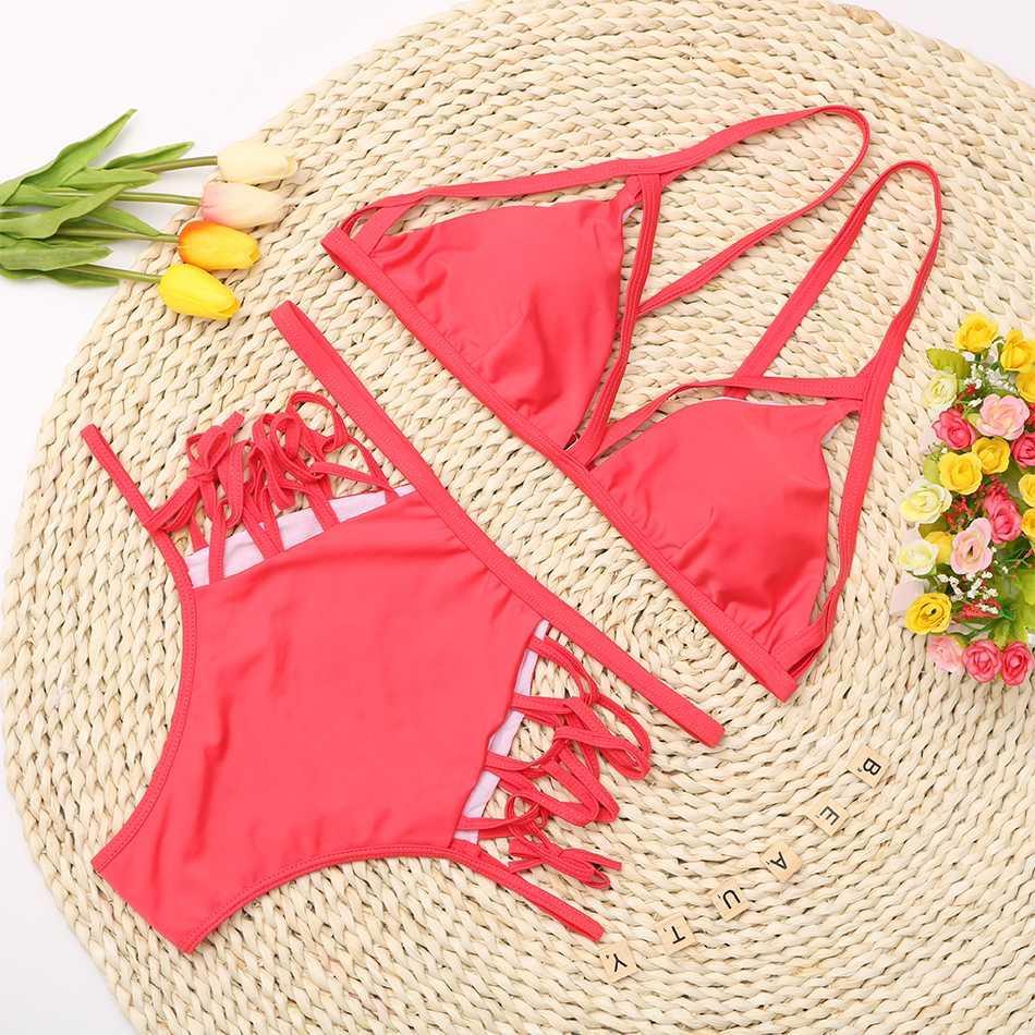 Multi-Sait-Sommer-Bikini für moderne stilvolle Strandabenteuer