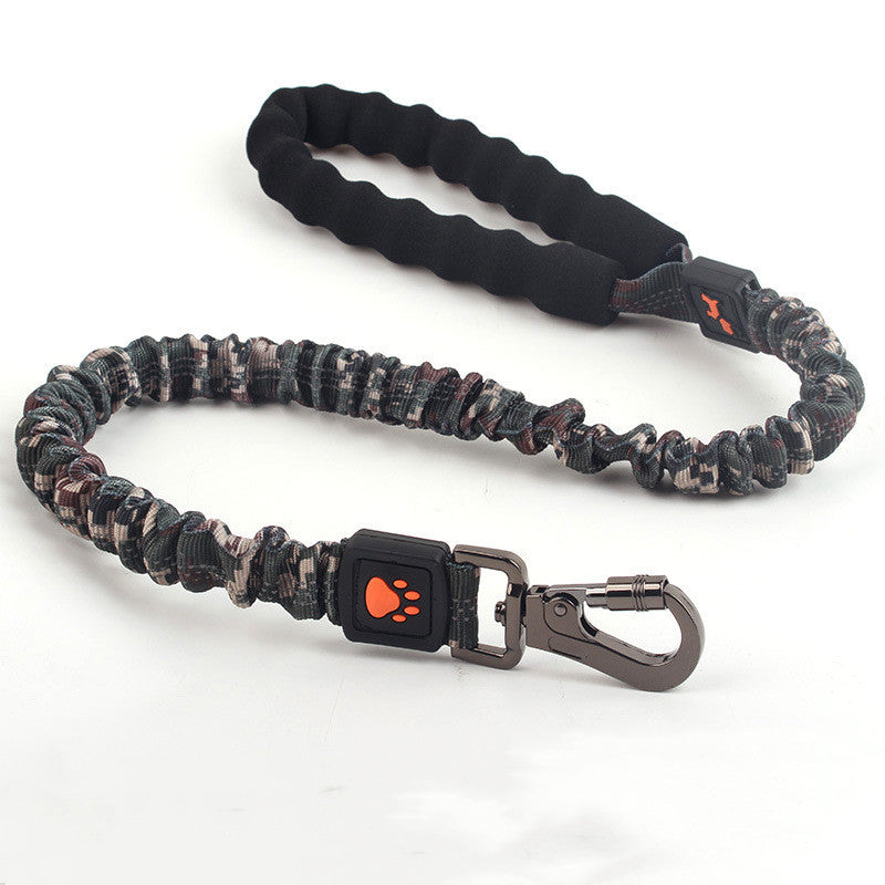 Elastic Dog Leash For Large Pets And Outdoor Training