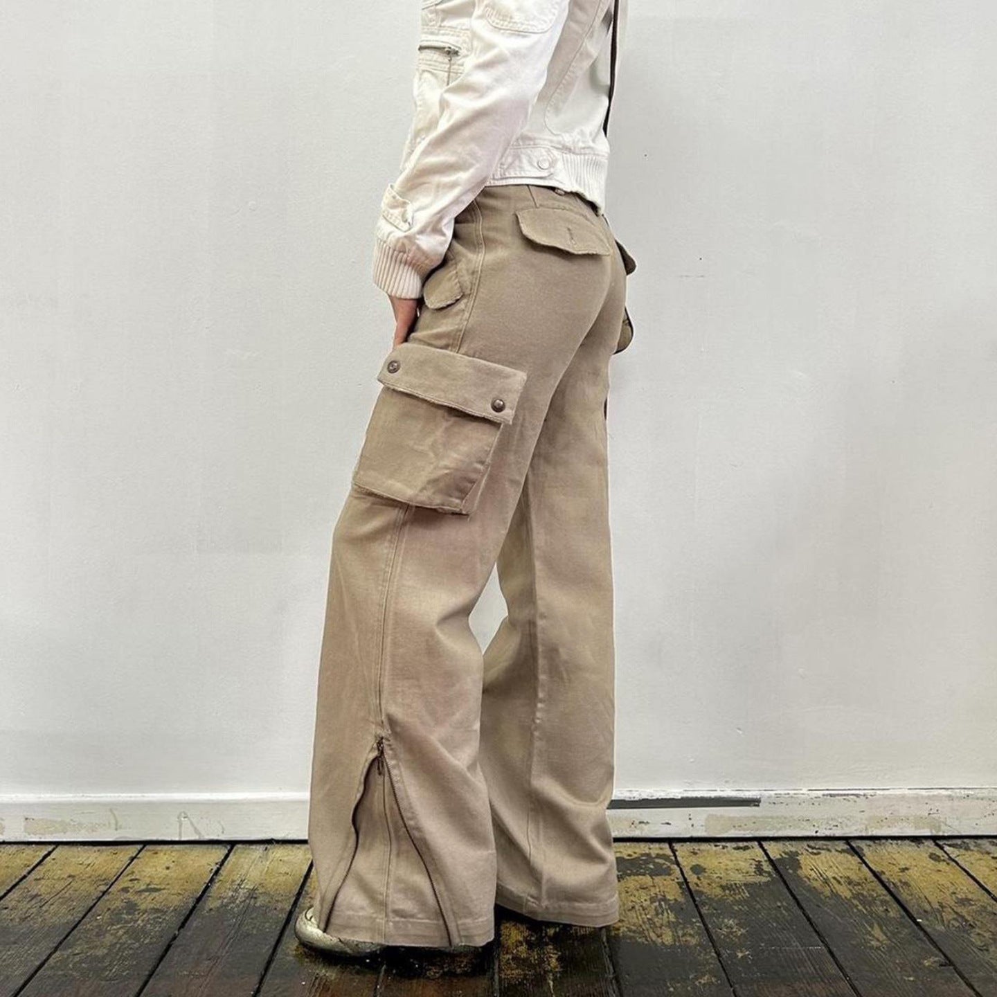 Jeans lavados con aspecto estadounidense para estilo callejero para estilo callejero