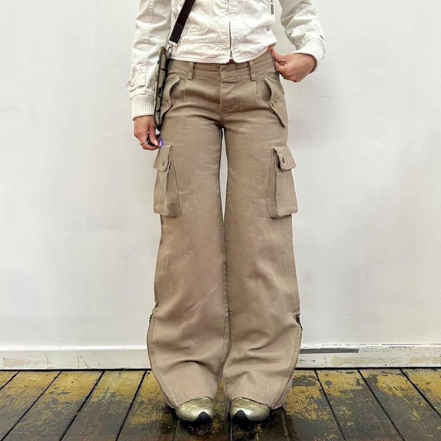 Jeans lavados con aspecto estadounidense para estilo callejero para estilo callejero