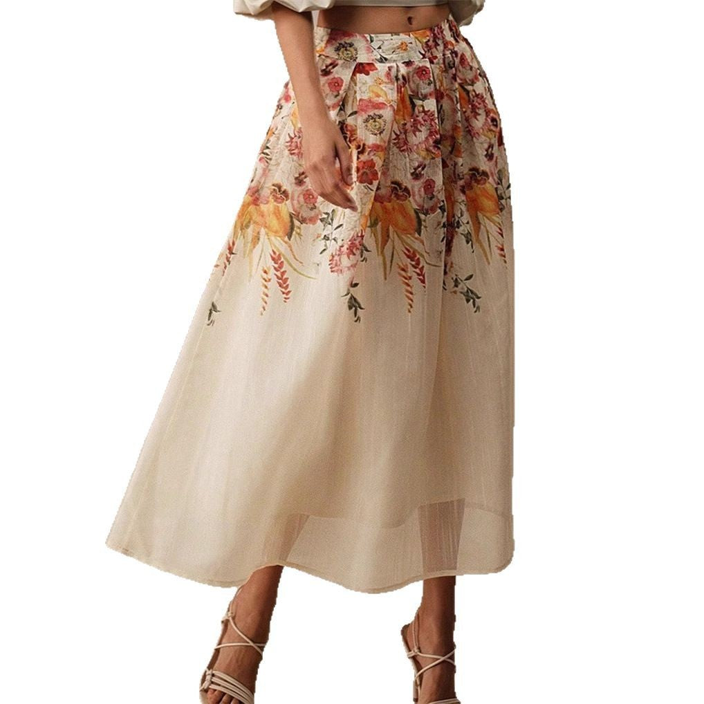 Bamboo Print Skirt For Gorgeous Elegant Outfits