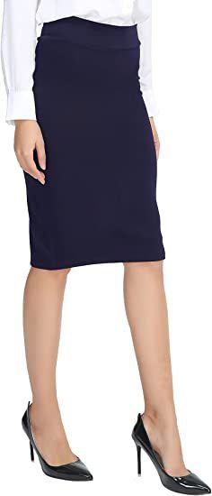 Double Layer High Waist A-Line Skirt For Professional Style