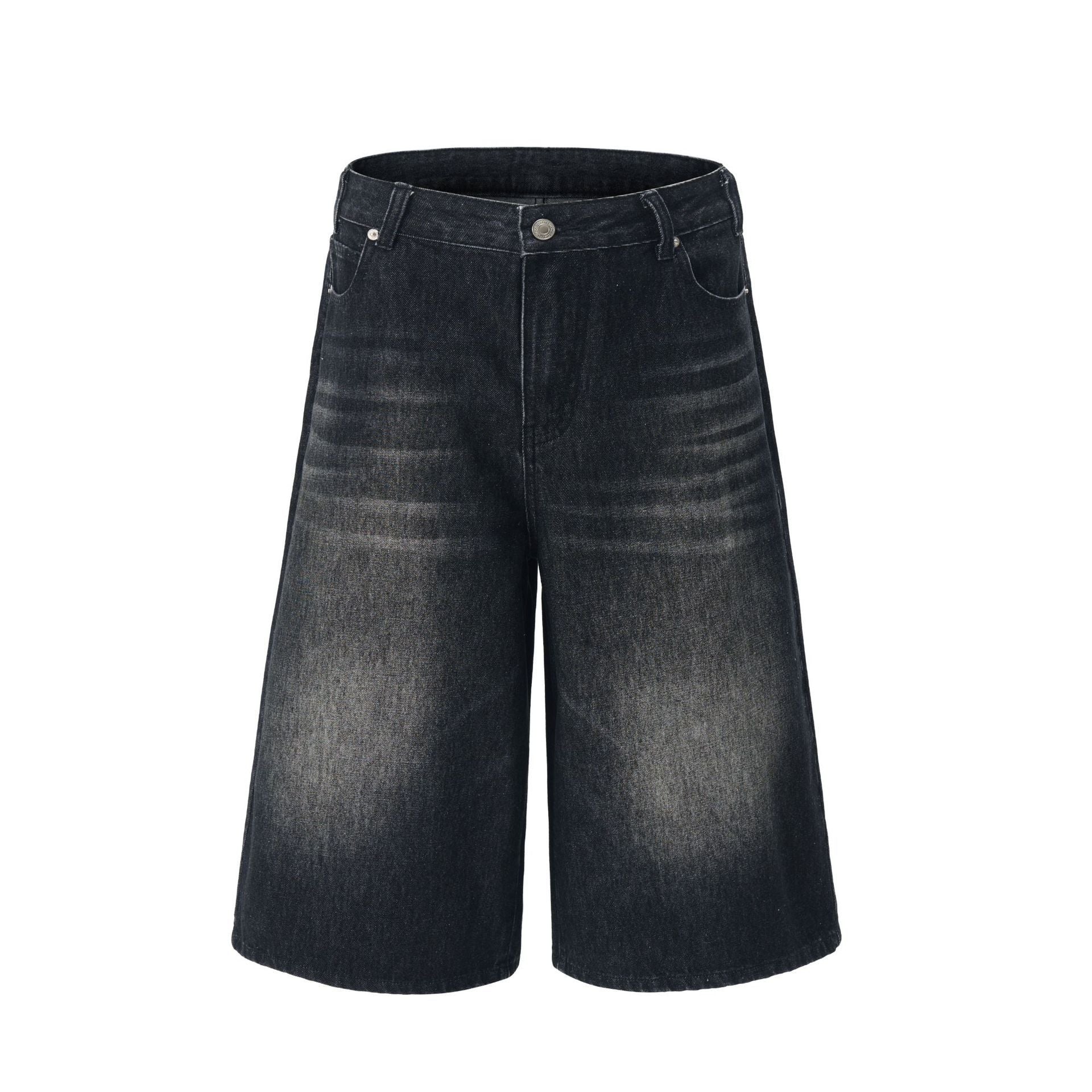 Jeans de pierna ancha de moda con atractivo estadounidense de alta calle