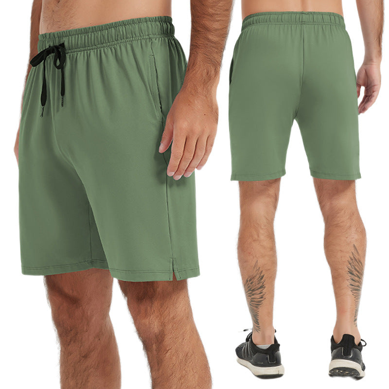 High-Elastic Quick-Dry Fitness Shorts for Maximum Range-Light Green-Theone Apparel