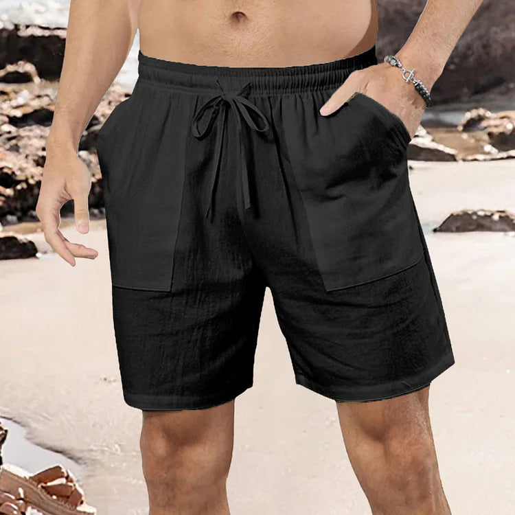 Shorts leggeri in cotone-cotone per stile estivo globale senza sforzo