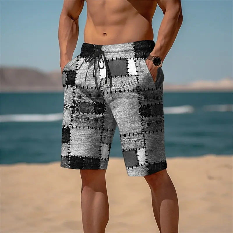 Textured Check Summer Bottoms para el estilo de ropa de calle en negrita