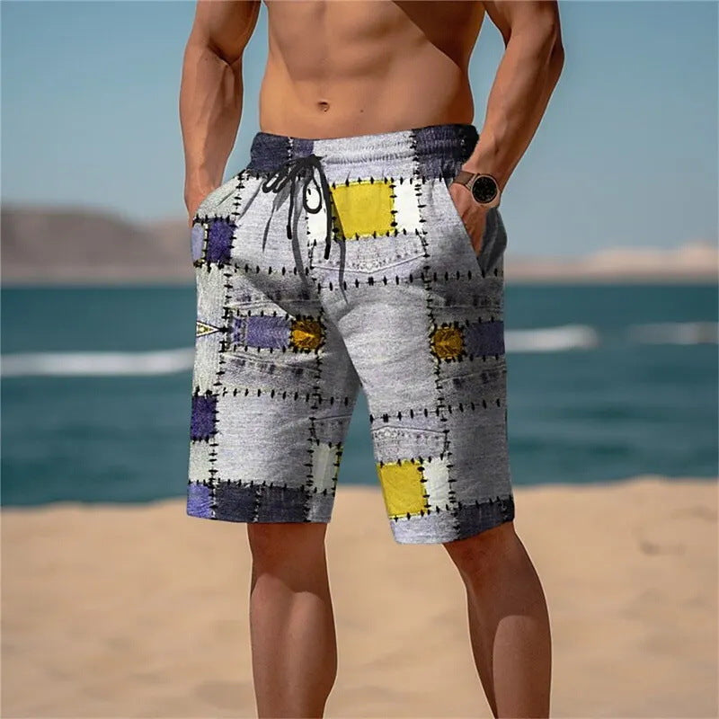 Textured Check Summer Bottoms para el estilo de ropa de calle en negrita
