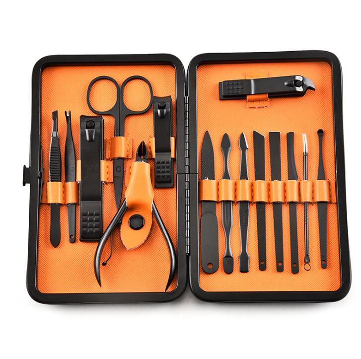 Premium Quality Nail Care Kit with Durable Case-Orange-Theone Apparel