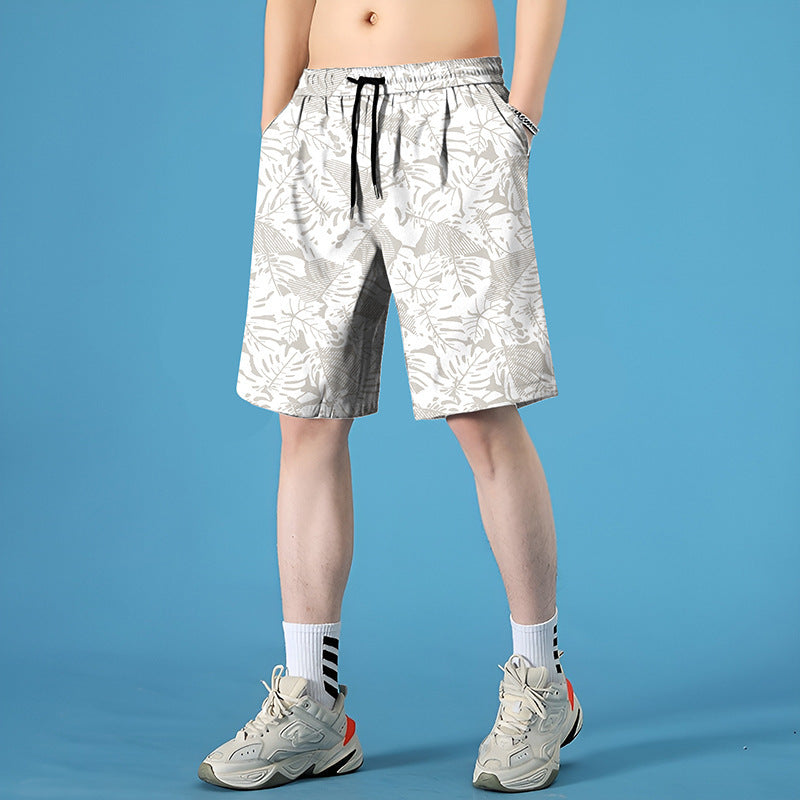Seaside Quick-Dry Shorts for Effortless Water Transitions-White-Theone Apparel