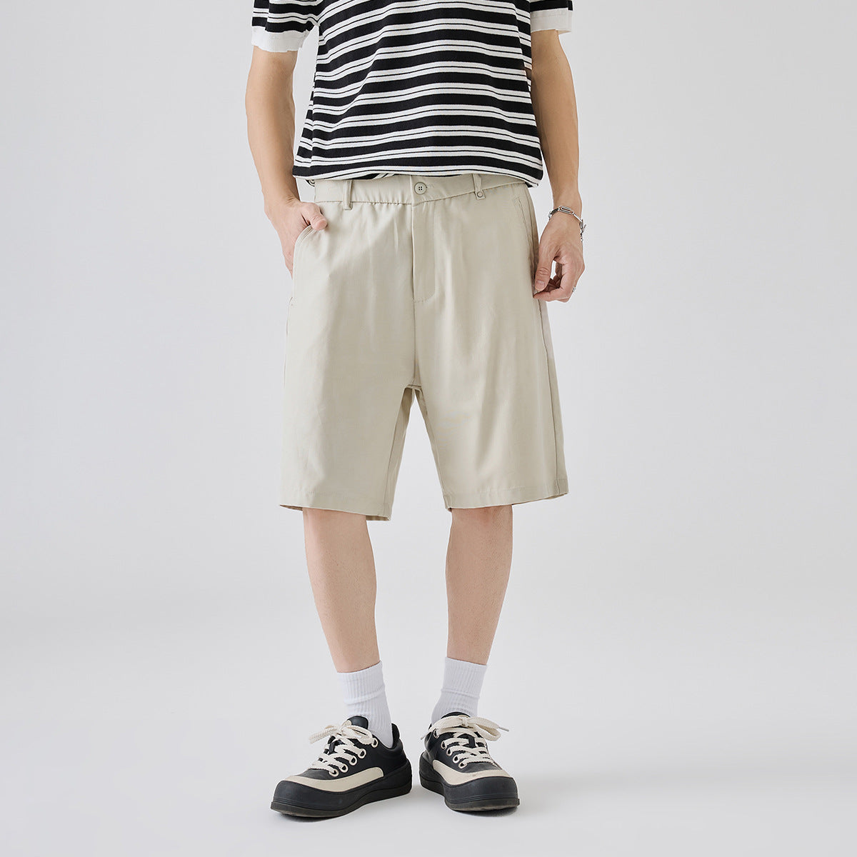 Soft Tencel Blend Bottoms for Premium Warm-Weather Style-Apricot-Theone Apparel