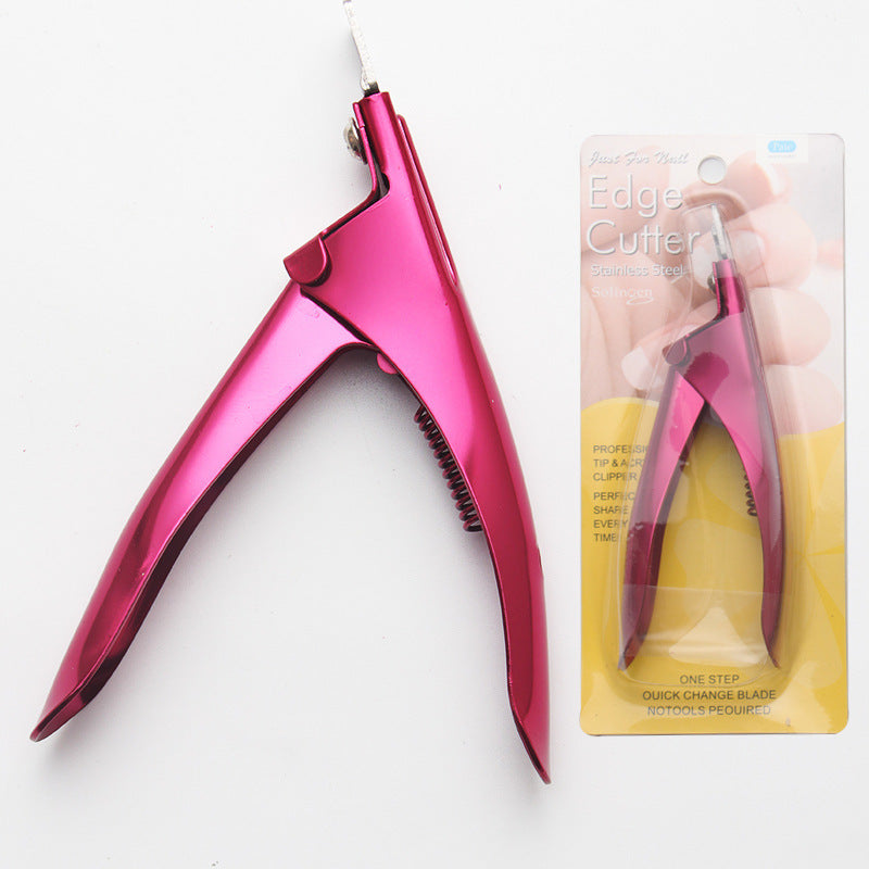 U-Shaped Nail Clipper and Trimmer for Easier Shaping-Rose red-Theone Apparel