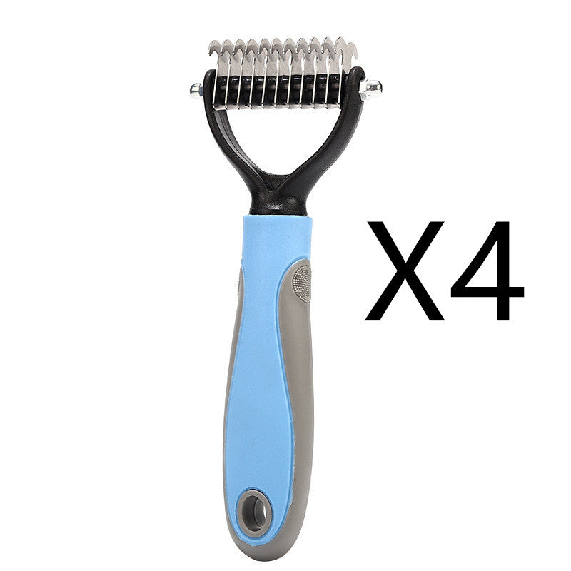 Double Sided Stainless Steel Pet Brush For Grooming