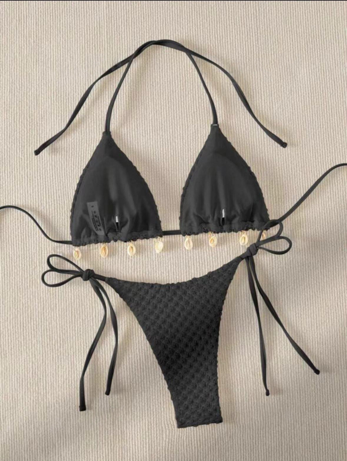 Baju renang split kain khusus untuk keanggunan hari pantai yang ramping