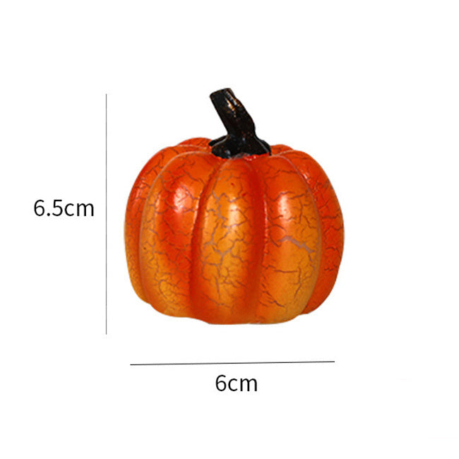 Orange Gourd Halloween Decoration with Lighted Interior in Pumpkin Color