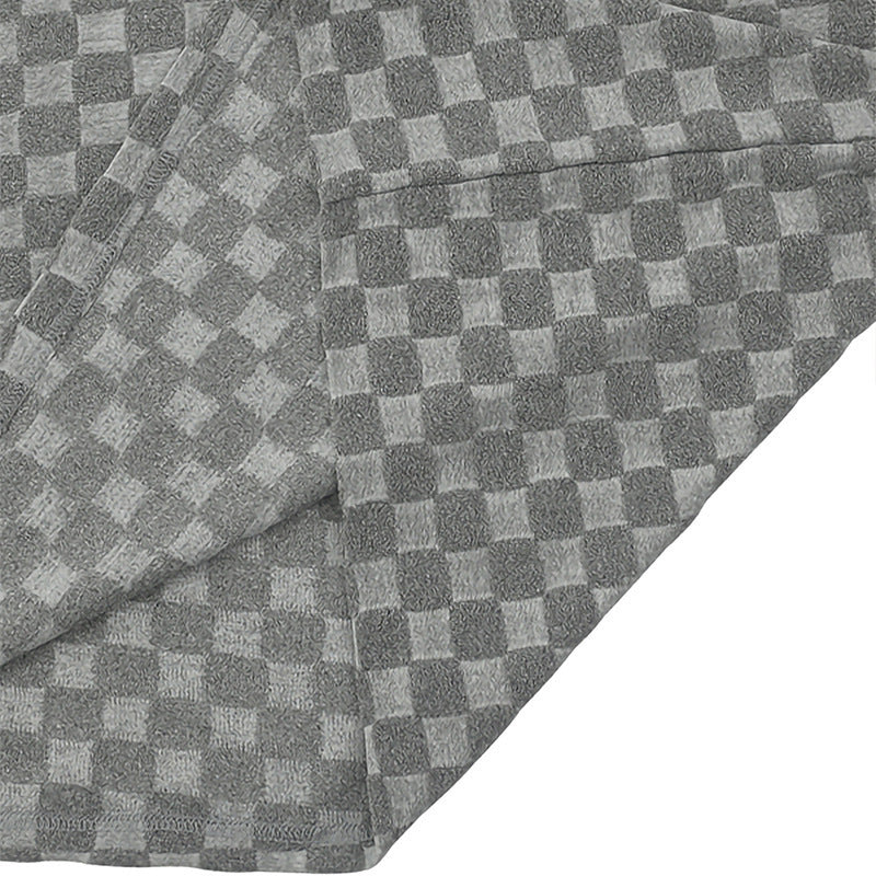 Pantalones cortos a cuadros de ajuste suelto para días informales activos