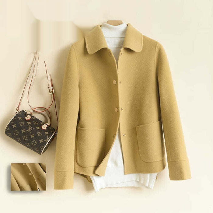 Double-sided Wool Coat For Petite Women