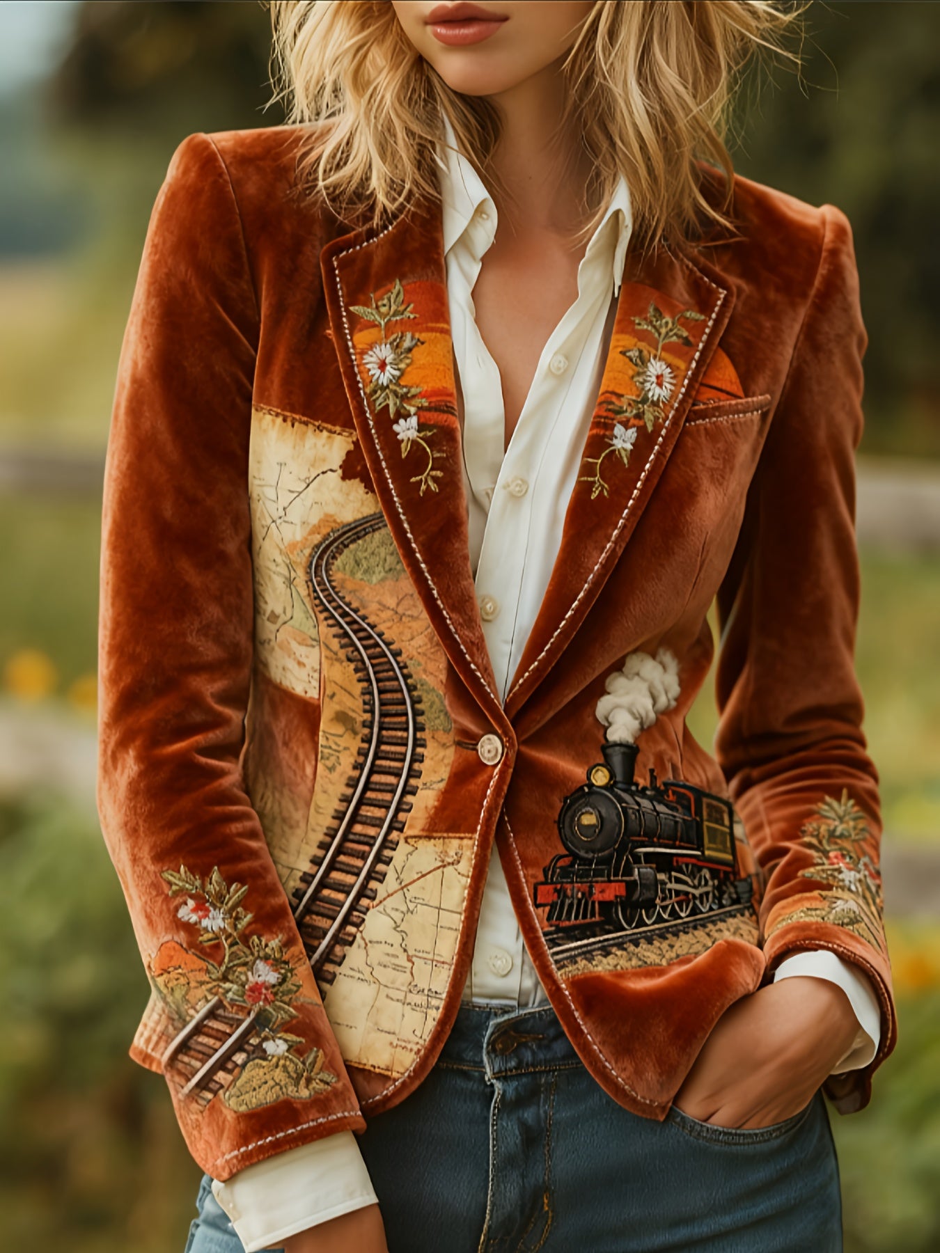 Casual Retro Stand Collar Coat