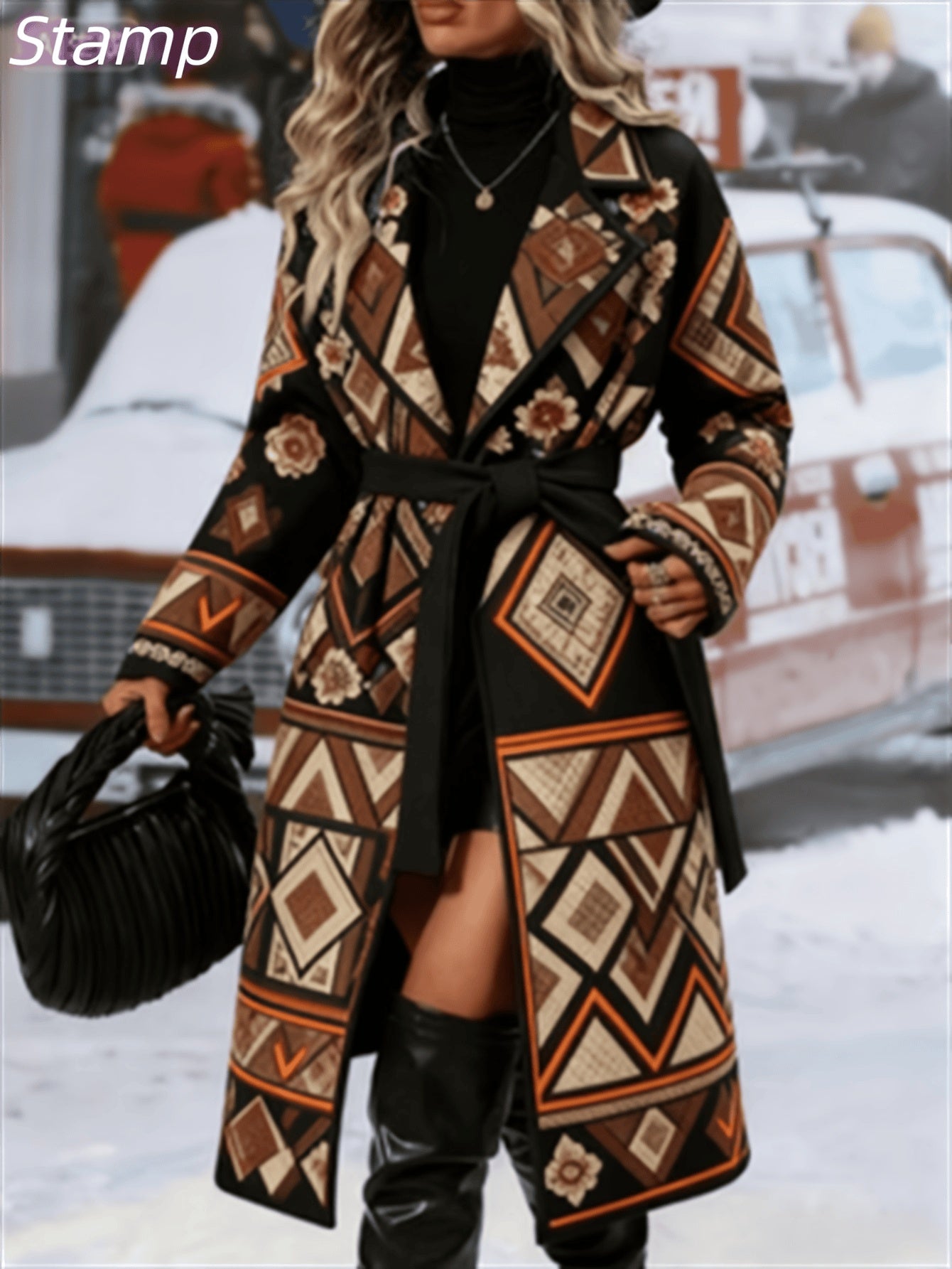 Fashionable Casual Long Coat