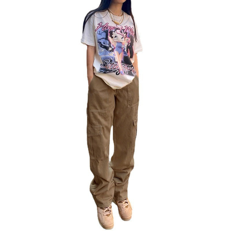 Mit Workwear-inspirierte Mehr-T-T-T-T-T-Hoch-T-Highlist-Jeans