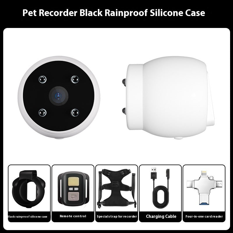 Pet Tracker Collar With Motion Recording Camera