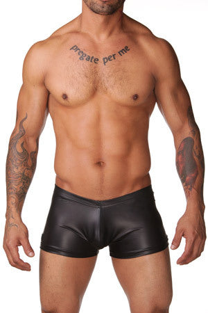 Faux Leather Boxer Briefs