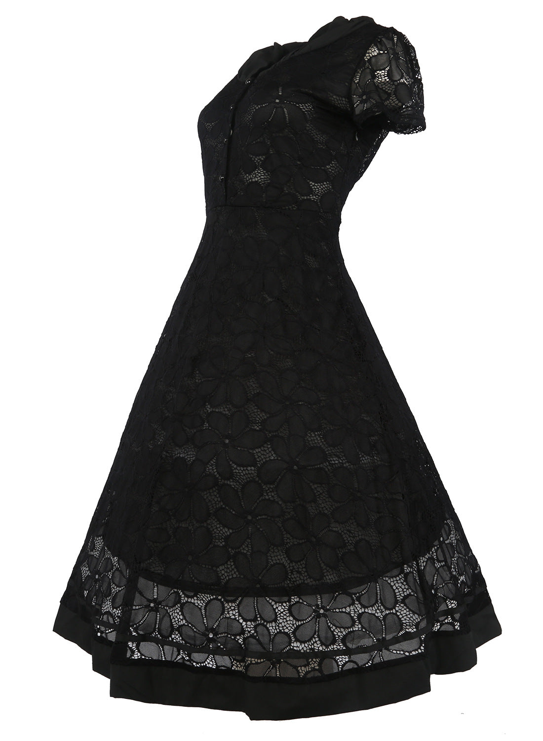 Romantic Lace Little Black Dress