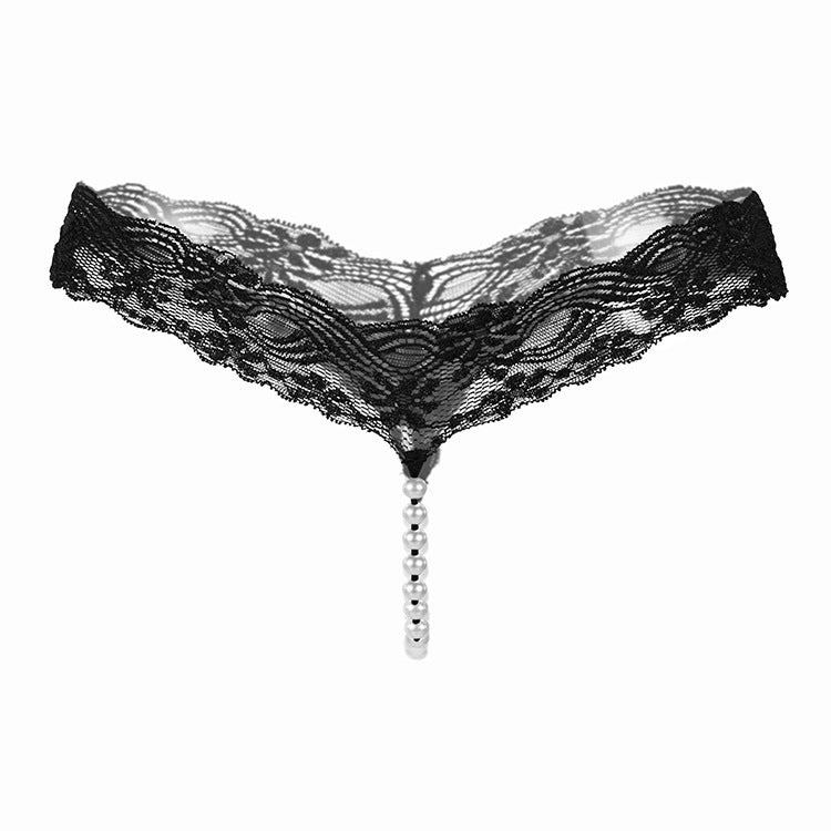 Bloemen Filigraan Pearl Pocket G String