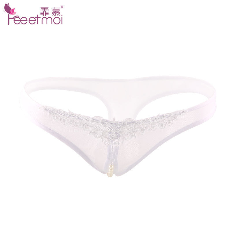 Panty de pantylification de Peekaboo Pearl Strand