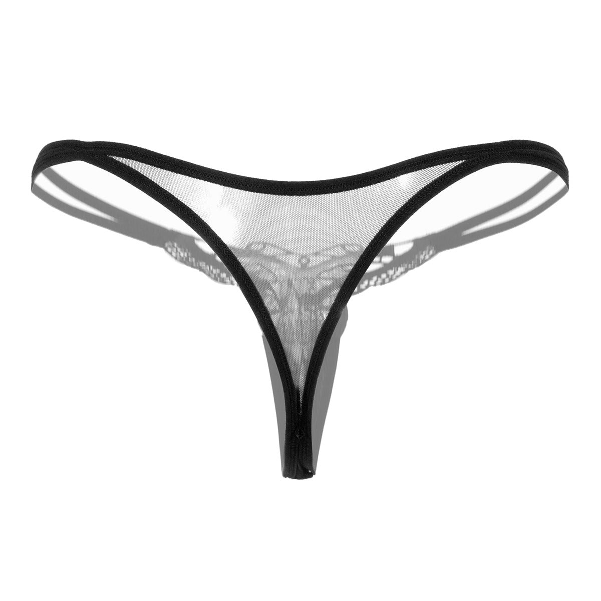 Double Band Butterfly Pearl Thong - Theone Apparel