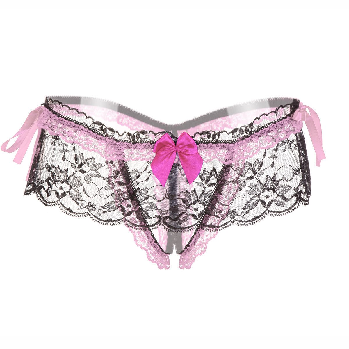 Spitzenrock Double Trim Crotchless Panty